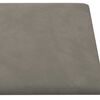 vidaXL Cabecero de Pared 12 pcs Gris Claro 30 x 15 cm Terciopelo