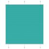 vidaXL Estor Plisado verde petr&oacute;leo 120x150 cm Tela Ancho 119,4 cm