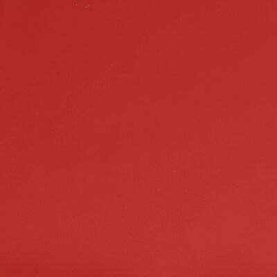 vidaXL Silla de comedor de cuero sintético rojo tinto