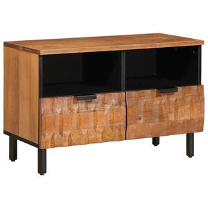 vidaXL Mueble de TV con caj&oacute;n Acabado de Acacia Marr&oacute;n 70 x 33 x 46 cm