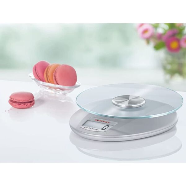 Soehnle B&aacute;scula de cocina digital Roma 5 kg plateado