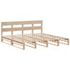 vidaXL Estructura de cama sin colch&oacute;n madera maciza de pino 200x200 cm