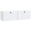 vidaXL Mueble de TV de pared 98 x 31 x 30 cm Blanco