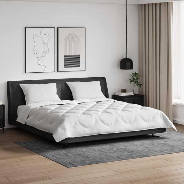 vidaXL Edred&oacute;n con almohada 3 pcs Microfibra