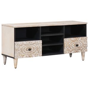 vidaXL Mueble de TV 100 x 33,5 x 46 cm Madera de mango maciza
