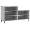 vidaXL Zapatero madera contrachapada gris hormig&oacute;n 102x36x60 cm