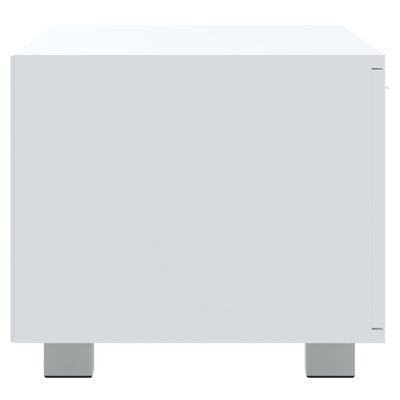 vidaXL Mueble para TV madera contrachapada blanco 120x40,5x35 cm