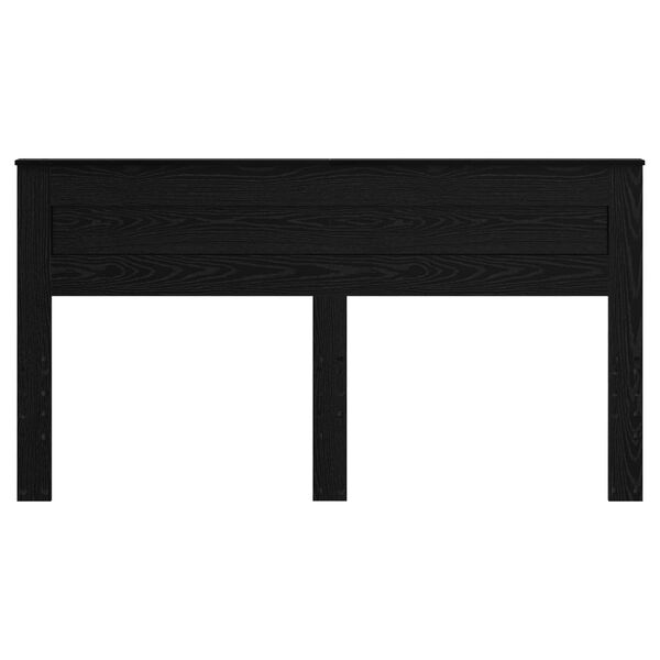 vidaXL Cabecero Roble Negro 200 cm Madera contrachapada