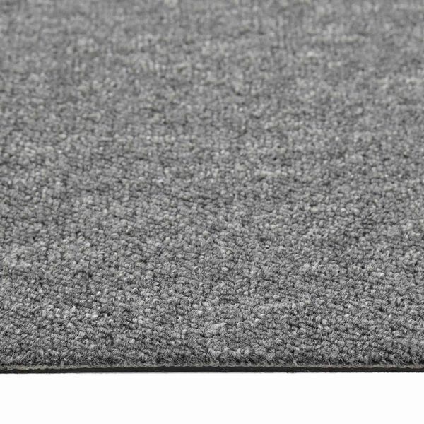 vidaXL Alfombra 20 pcs Gris 50 x 50 cm 100% Polipropileno