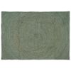 vidaXL Alfombras de &aacute;rea Verde oliva 140 x 200 cm yute