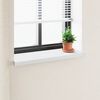 vidaXL Umbral de Ventana 80 x 35 x 4,5 cm PVC