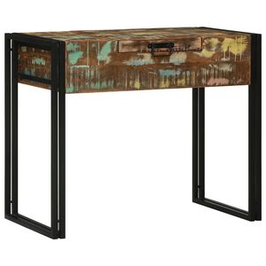 vidaXL Mesas de tocador de dormitorio Madera maciza recuperada
