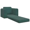 vidaXL Sof&aacute; cama Verde oscuro 98 x 71 x 83 cm Terciopelo