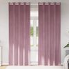 vidaXL Cortinas opacas 2 pcs Rosa Oscuro 140 x 225 cm Terciopelo