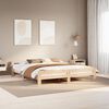 vidaXL Estructura de cama sin colch&oacute;n madera maciza de pino 200x200 cm