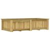 vidaXL Arriate de madera de pino impregnada 196x100x50 cm