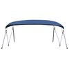 vidaXL Toldo Bimini de 4 arcos azul marino 243x(230-244)x137 cm