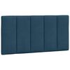vidaXL Cabecero de cama acolchado Hanko terciopelo azul 100 cm