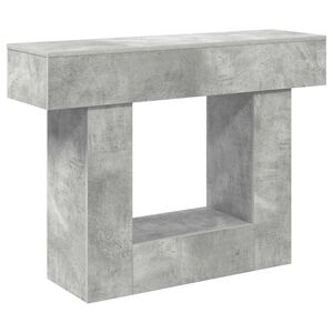 vidaXL Gris Concreto 101 x 30 x 74 cm