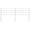 vidaXL Cabecero de metal blanco 180 cm