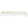 vidaXL Estructura de cama sin colchón madera blanca 75x190 cm