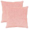 vidaXL Funda de almohada 2 uds. HEERLEN Rosa 80 x 80 cm