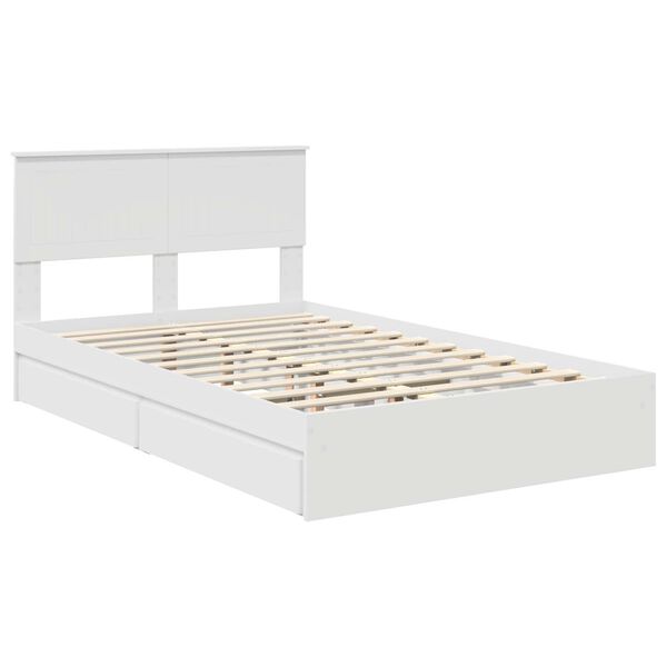 vidaXL Cama con almacenamiento 120 x 200 cm Madera de ingenier&iacute;a