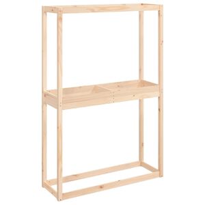 vidaXL Soporte para neum&aacute;ticos madera maciza de pino 120x40x180 cm