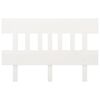 vidaXL Cabecero de cama madera maciza de pino blanco 143,5x3x81 cm