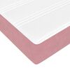 vidaXL Estructura de cama otomana colch&oacute;n terciopelo rosa 100x200cm