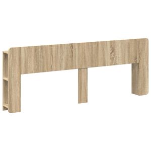 vidaXL Cabecero con armario Roble Sonoma Madera de Ingenier&iacute;a