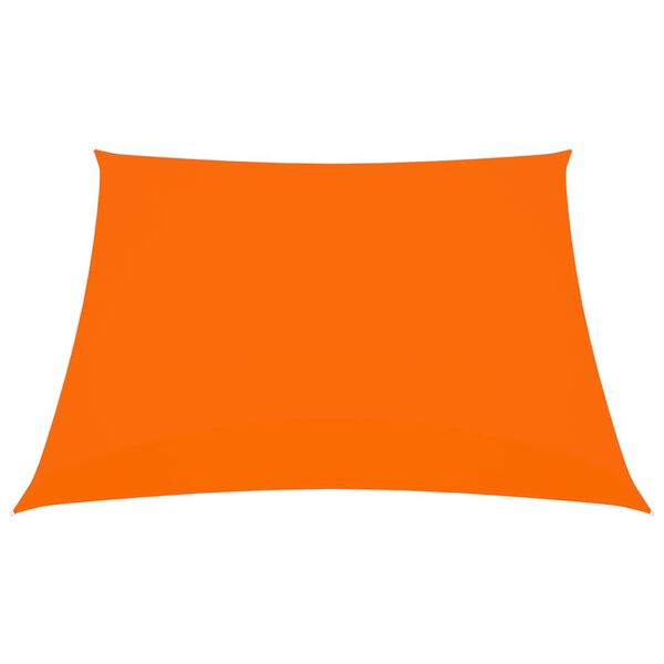 vidaXL Toldo de vela cuadrado tela Oxford naranja 7x7 m