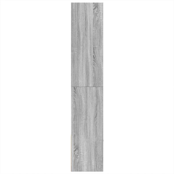 vidaXL Estanter&iacute;a madera de ingenier&iacute;a gris Sonoma 100x36x189 cm