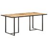 vidaXL Mesa de comedor madera de mango rugosa 180 cm