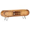 vidaXL Mueble para TV madera maciza de acacia 140x30x45 cm
