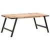 vidaXL Mesa de comedor de madera maciza de mango 180x90x76 cm