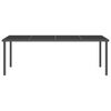 vidaXL Juego de comedor para jard&iacute;n 7 piezas acero