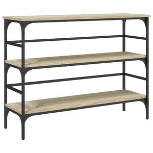 vidaXL Mesa consola madera de ingenier&iacute;a roble Sonoma 100x32x75 cm