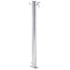 vidaXL Fuente de agua para jard&iacute;n acero inoxidable redonda 100 cm