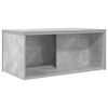 vidaXL Juego de Mesas de Centro 2 pcs Gris Concreto
