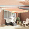 vidaXL Toldo Retr&aacute;ctil Amarillo y Naranja 300 x 250 cm