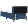 vidaXL Cama tipo Box Spring con colch&oacute;n Azul 80 x 200 cm tela
