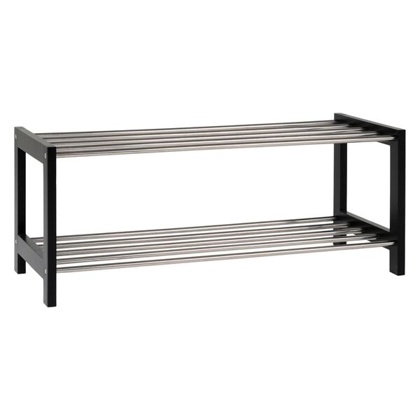 House Nordic Estanter&iacute;a para zapatos Kaia metal negro