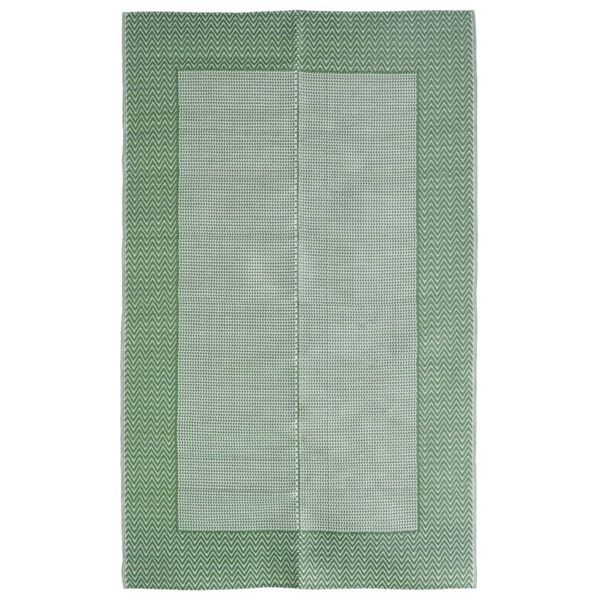 vidaXL Alfombra de exterior ARAKIL PP verde 160x230 cm