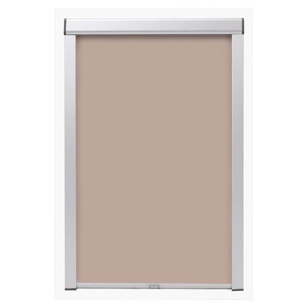 vidaXL Persiana opaca enrollable beige MK06