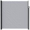 vidaXL Toldo lateral retr&aacute;ctil Gris 500 x 220 cm Poli&eacute;ster