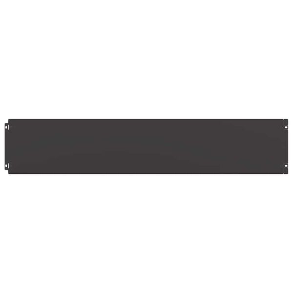 vidaXL Bordes para c&eacute;sped 30 uds acero laminado fr&iacute;o negro 20x103 cm