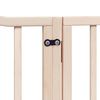 vidaXL Puerta para perros plegable 12 paneles madera de &aacute;lamo 960 cm