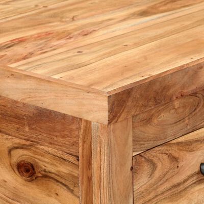vidaXL Carrito de cocina de madera maciza de acacia 58x58x89 cm