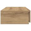 vidaXL Cajones de cama con caj&oacute;n Roble artesanal 75 x 36,5 x 16,5 cm